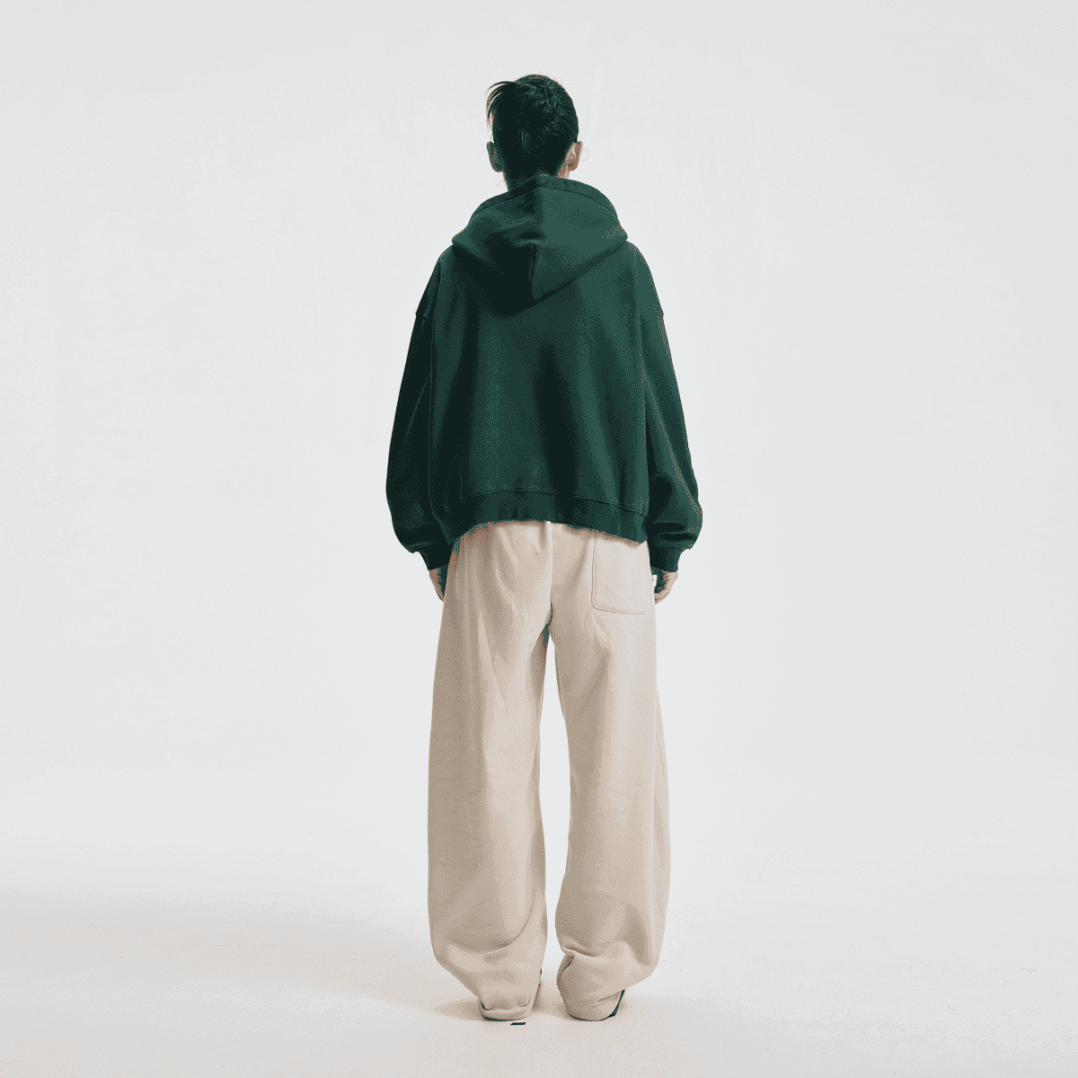 Palestine Resistance Unisex Boxy Cropped Fleece Zip-up Hoodie