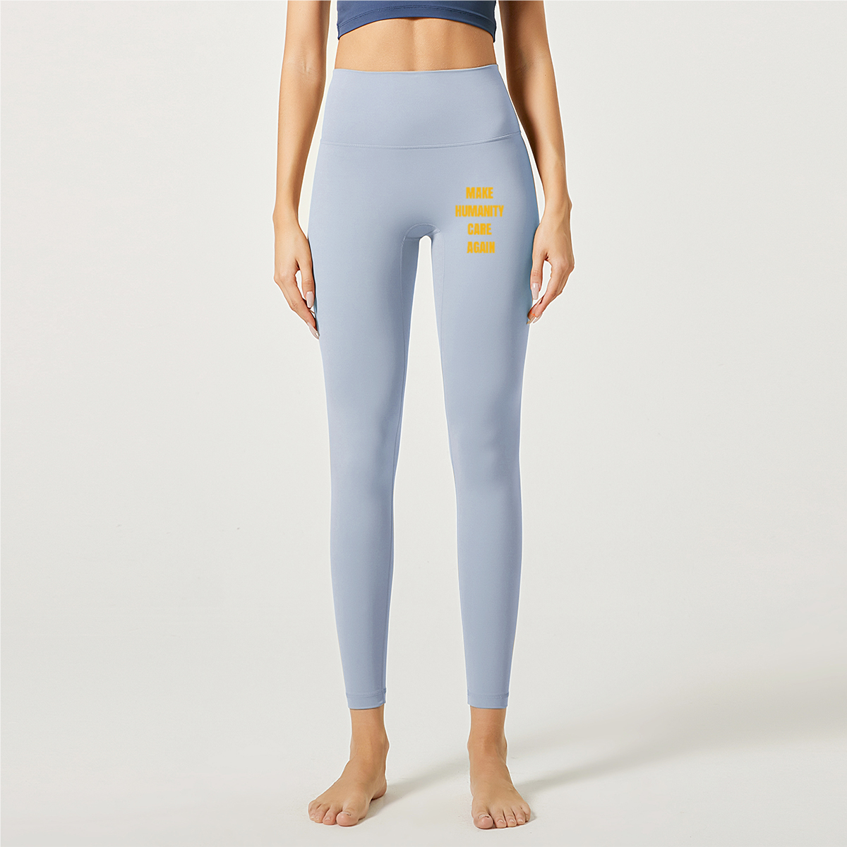 Luetti 1980 "Make Humanity Care Again" Lulu Yoga Pants