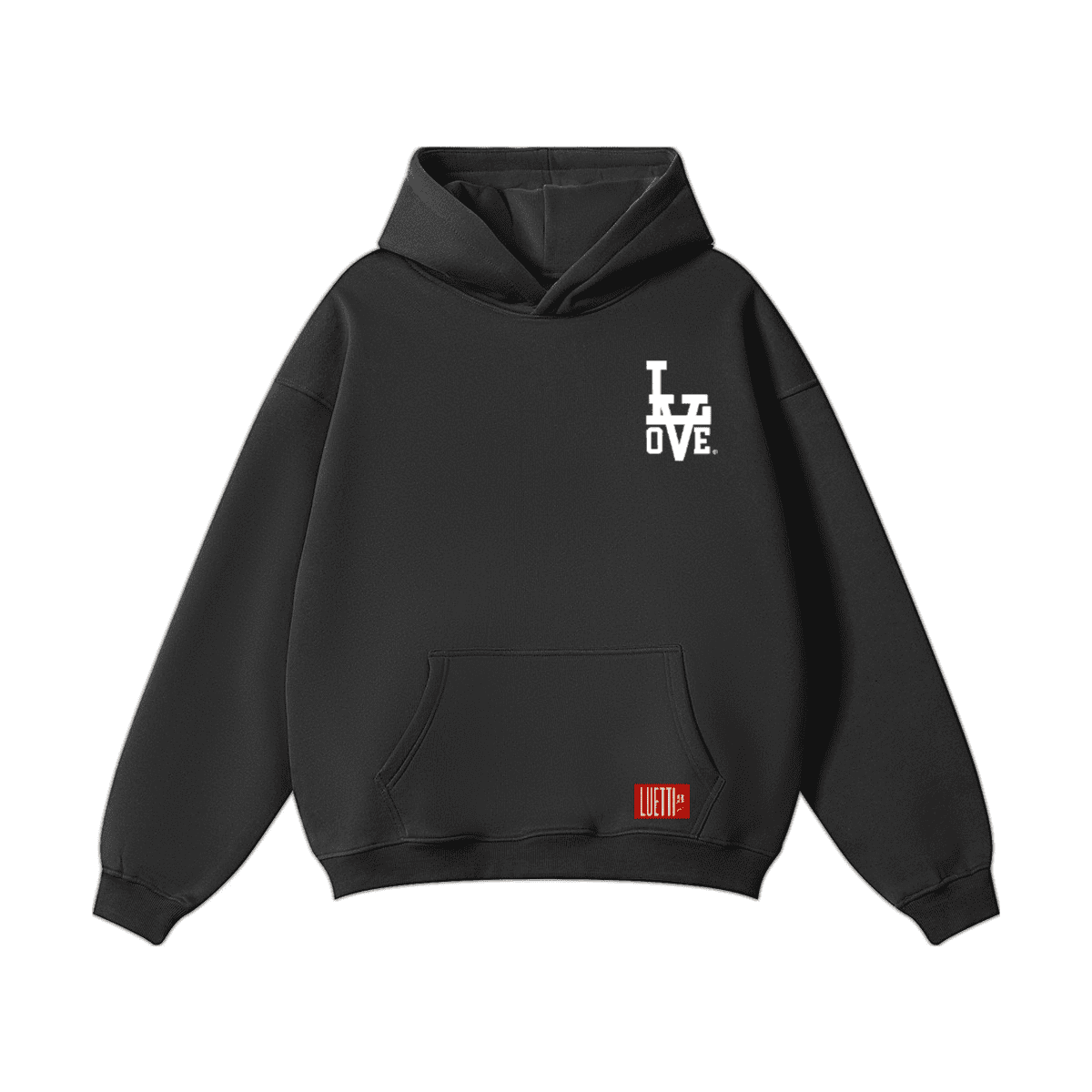 LA LOVE Unisex Pullover 100% Cotton Hoodie