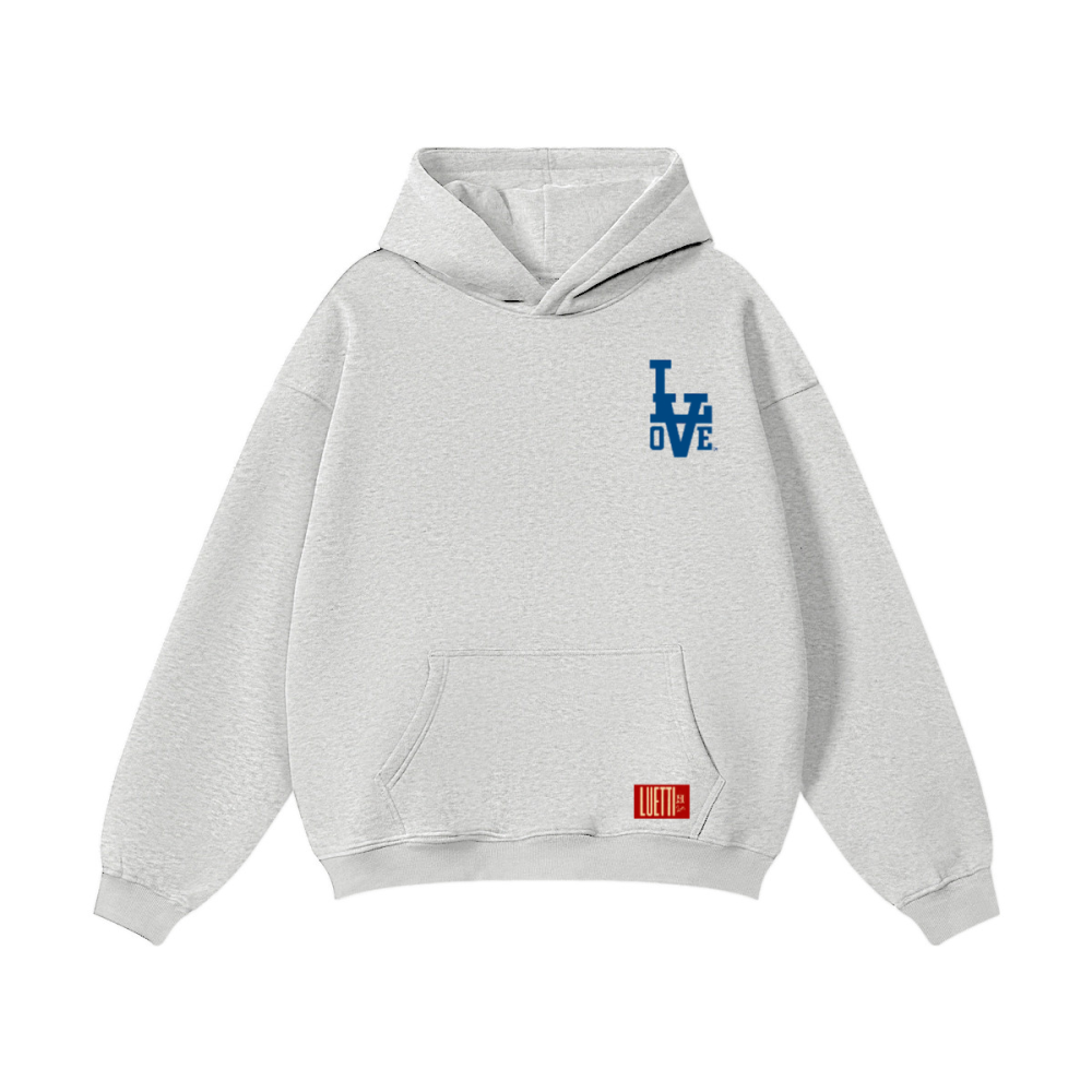 LA LOVE Unisex Pullover 100% Cotton Hoodie