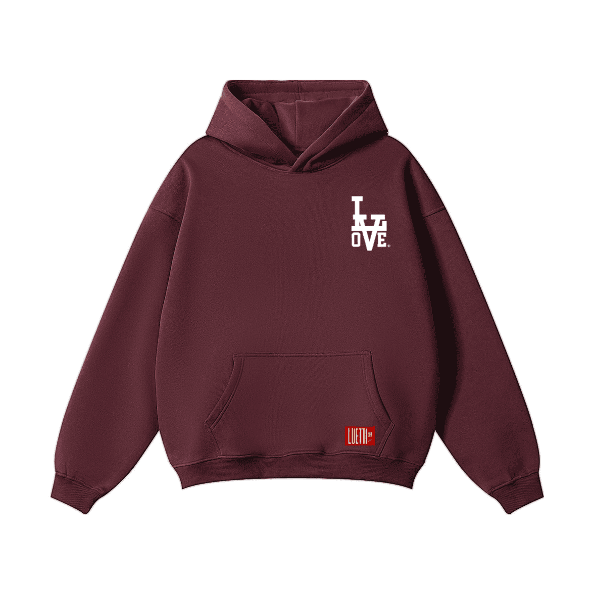 LA LOVE Unisex Pullover 100% Cotton Hoodie