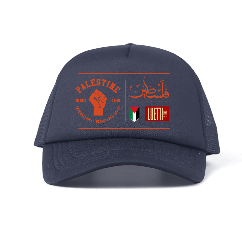 Palestine Solidarity Foam Trucker Hat with Mesh Panels