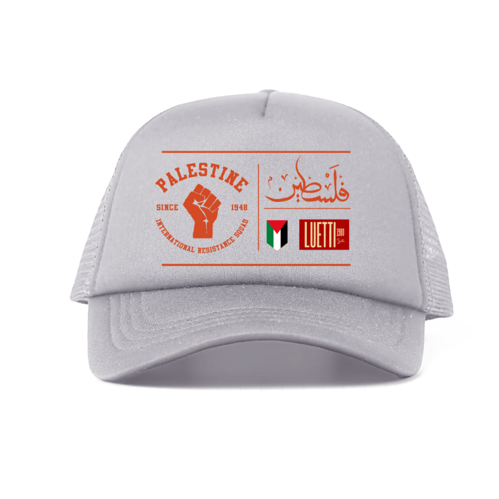 Palestine Solidarity Foam Trucker Hat with Mesh Panels