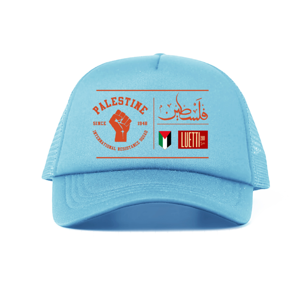 Palestine Solidarity Foam Trucker Hat with Mesh Panels