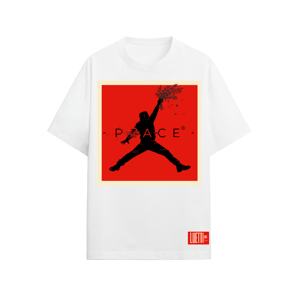 Peace Shot Infrared Unisex Relaxed Fit T-shirt