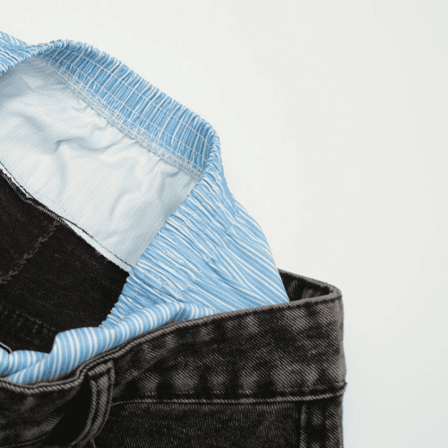 Palestine Design Unisex Double Waist Baggy Wide Leg Jeans. FINAL SALE.