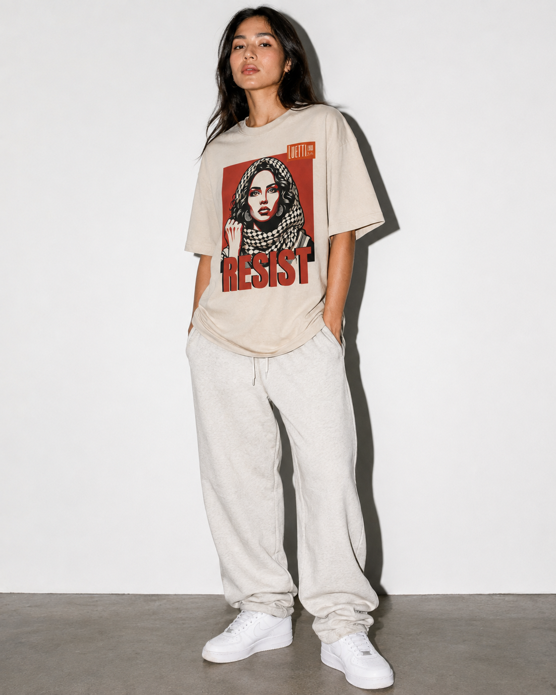 "RESIST" REGULAR FIT TEE