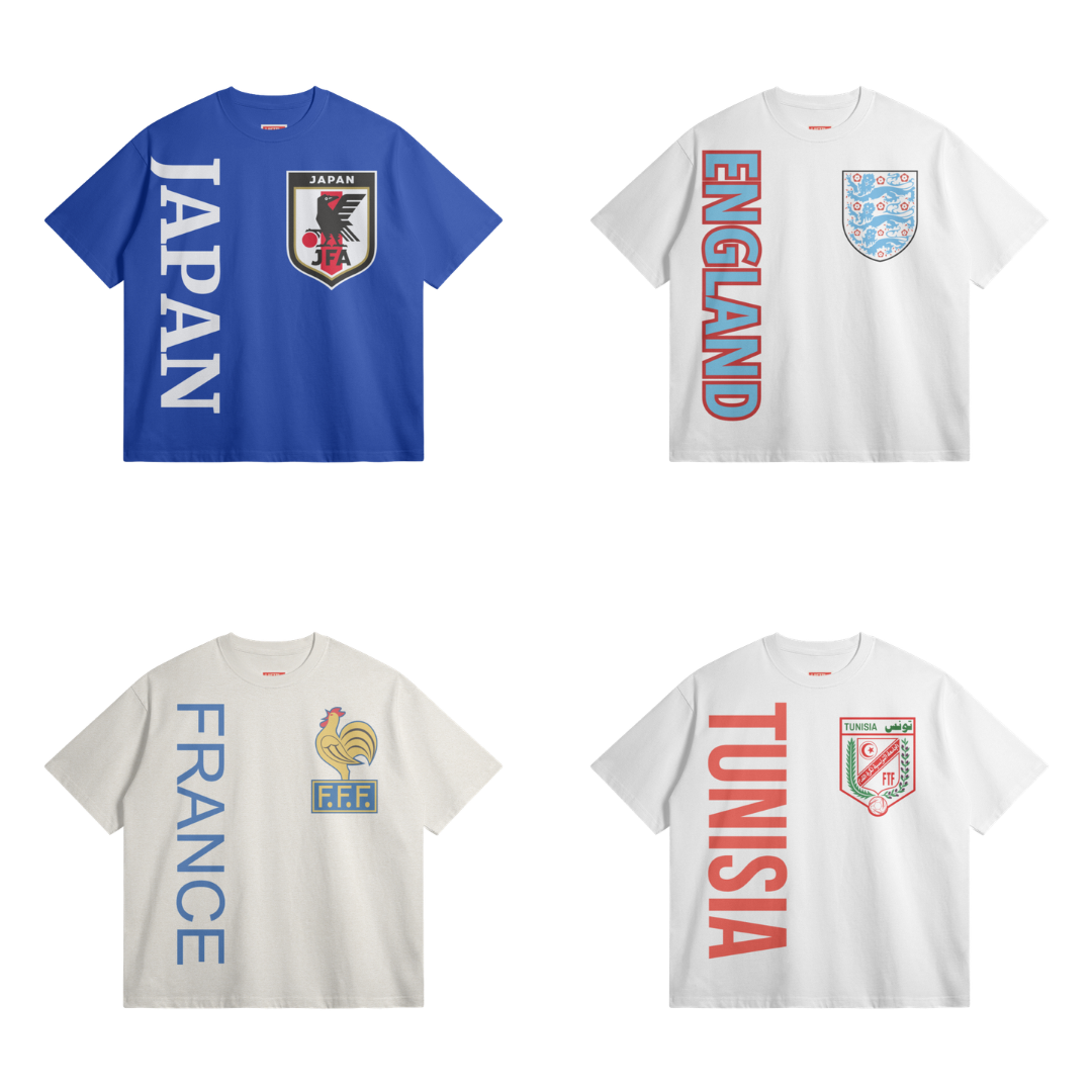 SOCCER OVERSIZED LOGO LOOSE TEE