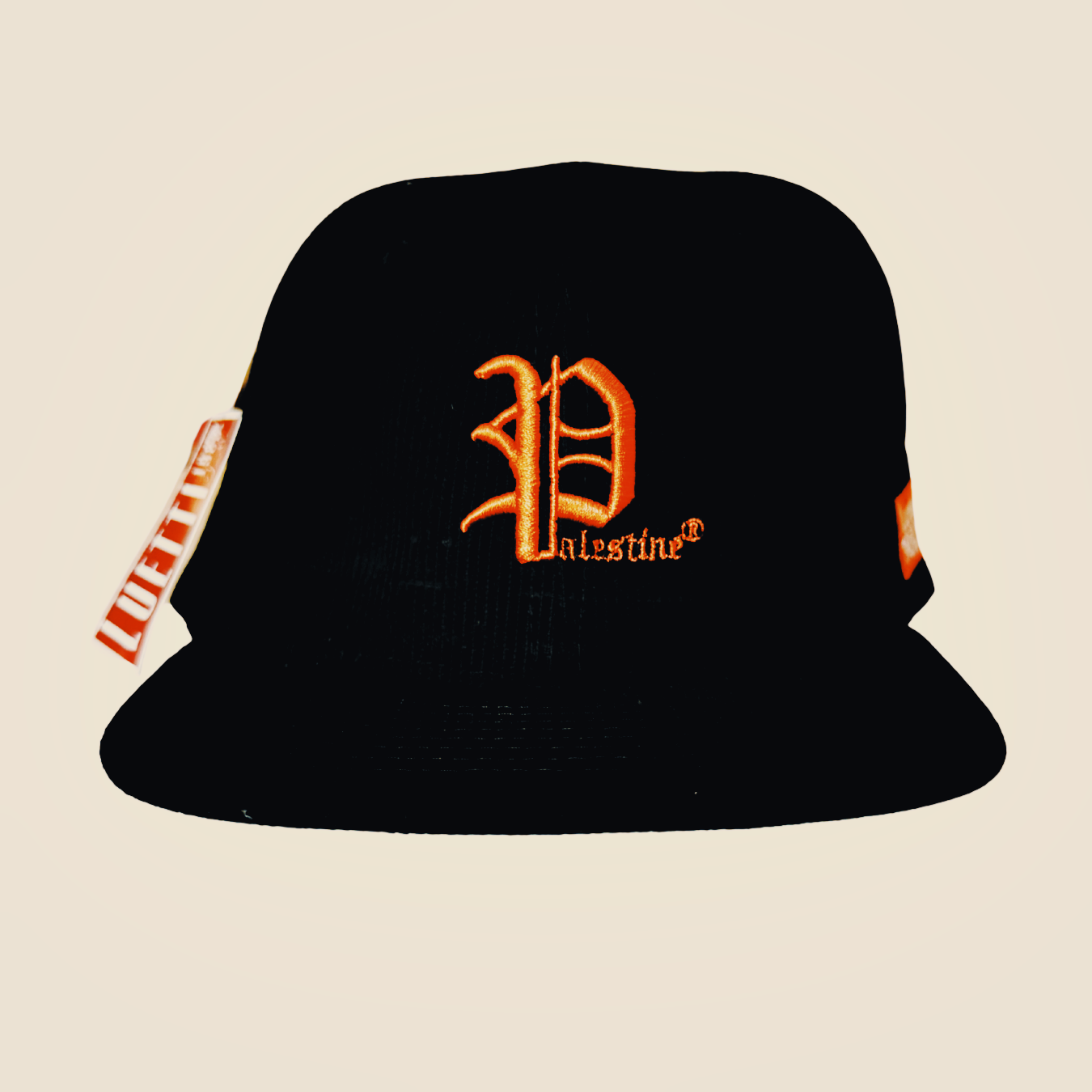 Retro Palestine, Detroit Tigers Style, Corduroy Baseball Cap 