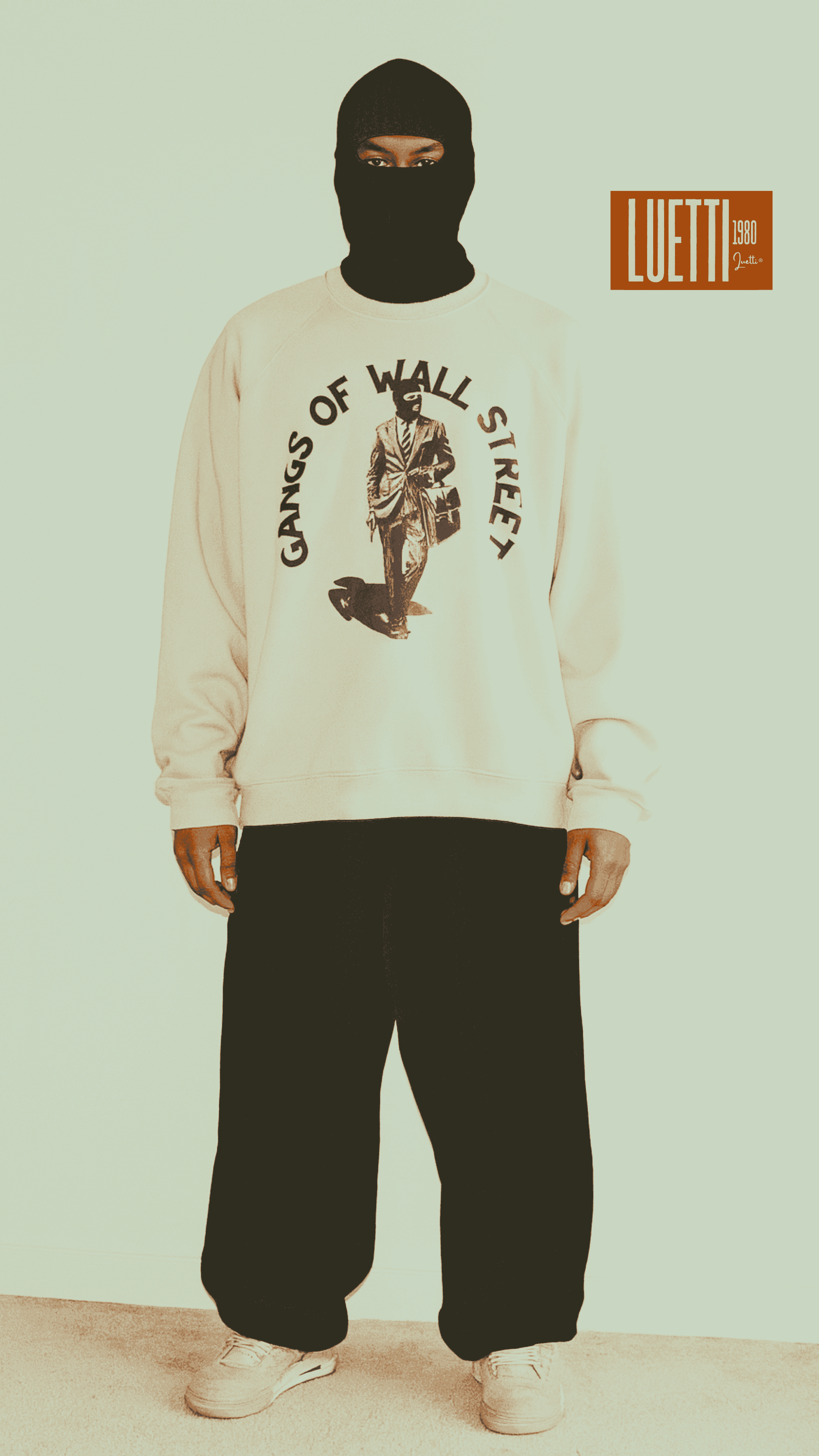 Gangs of Wall Street Raglan Oversized Sweatshirt