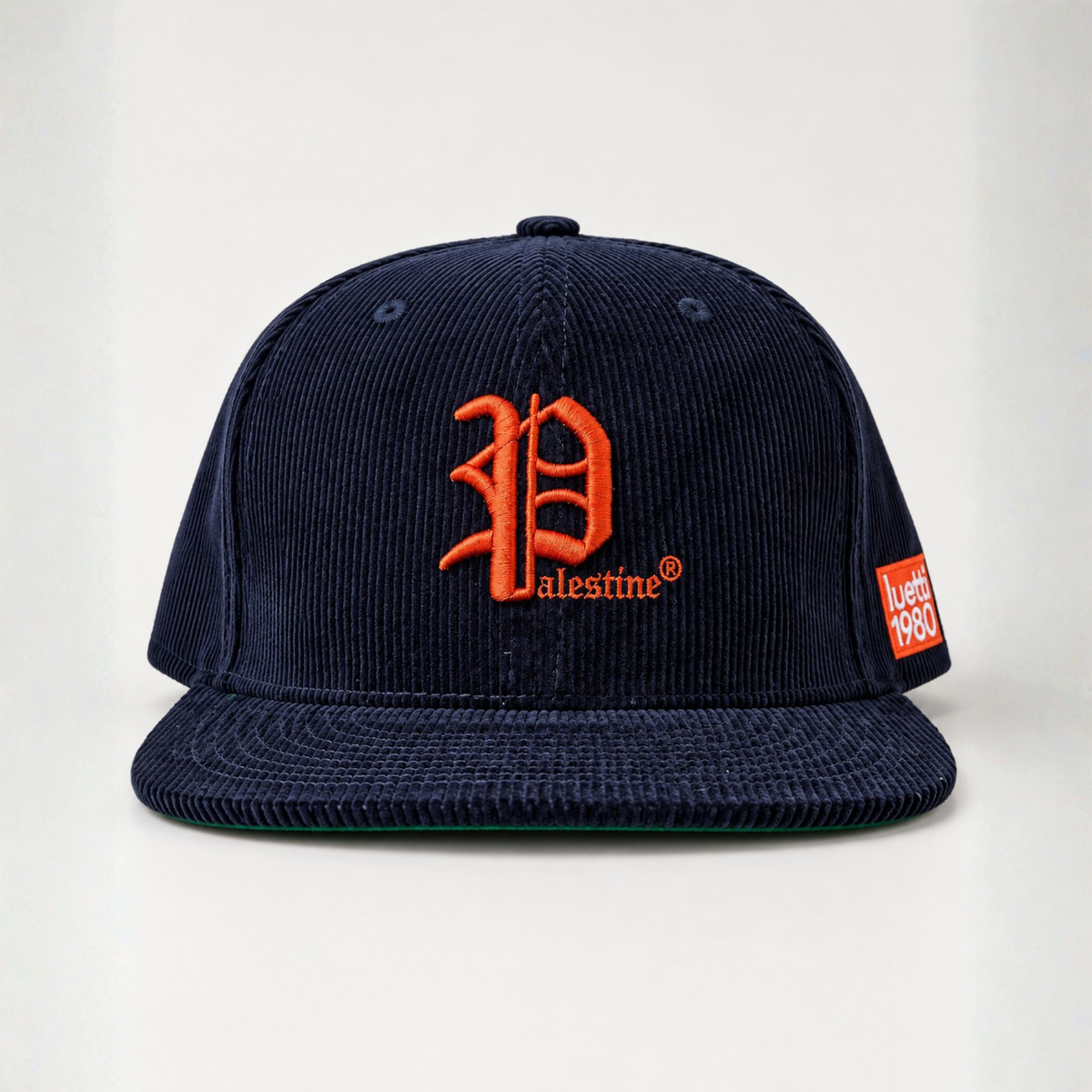 Retro Palestine, Detroit Tigers Style, Corduroy Baseball Cap 