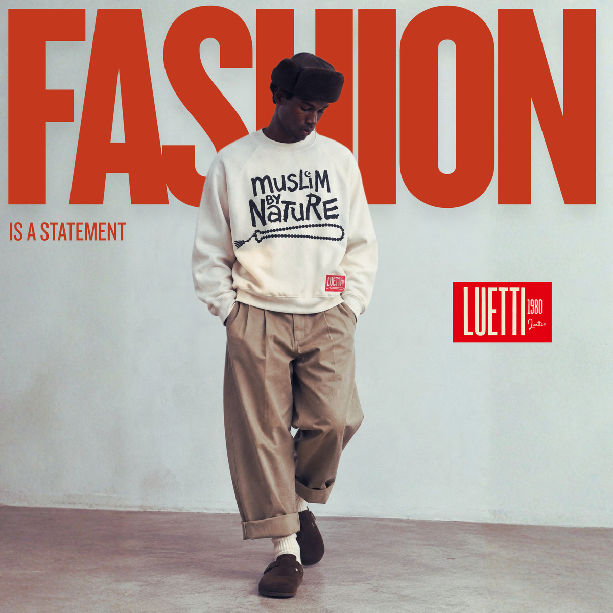 Muslim By Nature Raglan Oversized Sweatshirt