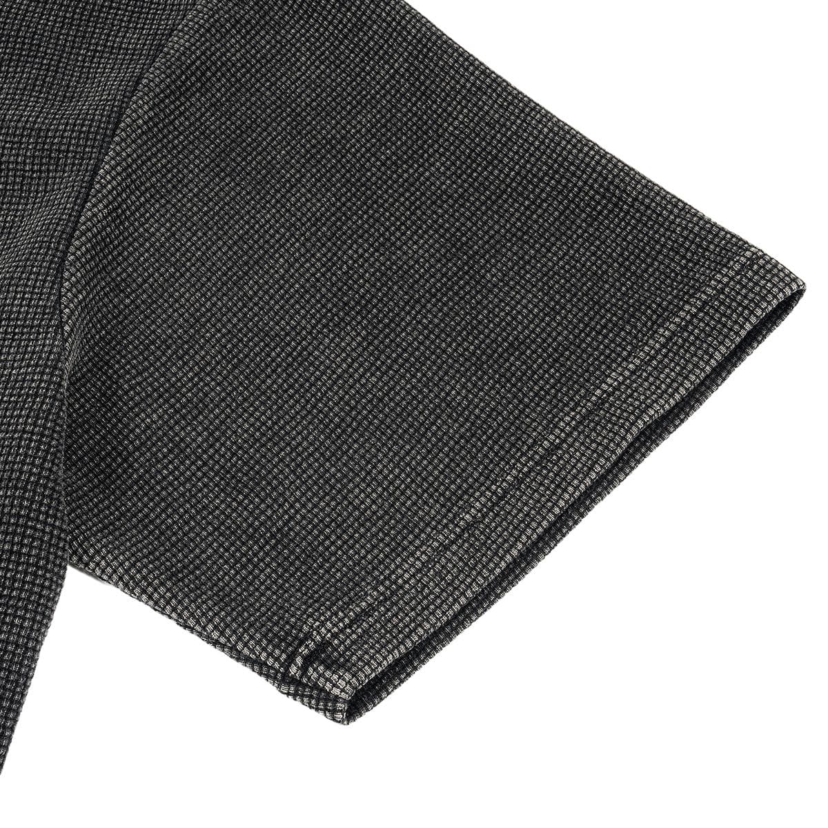 Luetti 1980 Premium Waffle-Textured Washed Cropped Boxy T-Shirt