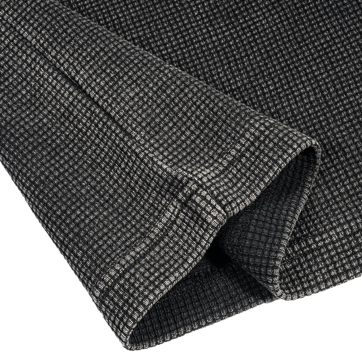 Luetti 1980 Premium Waffle-Textured Washed Cropped Boxy T-Shirt