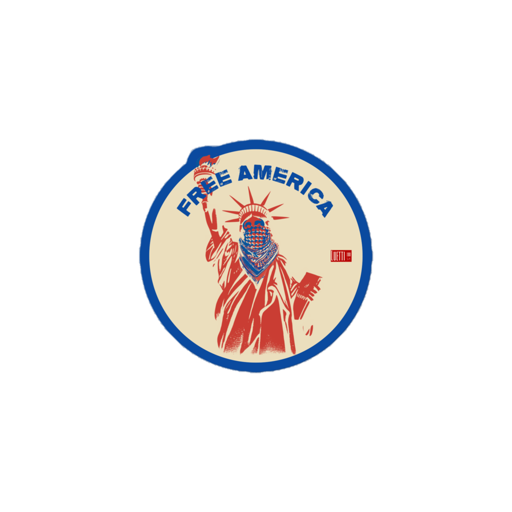FREE AMERICA Bubble-free sticker