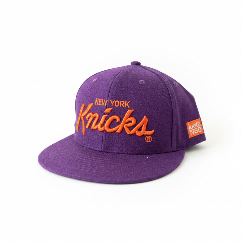 New York Knicks Vintage Cap - Front with Luetti 1980 Side Logo