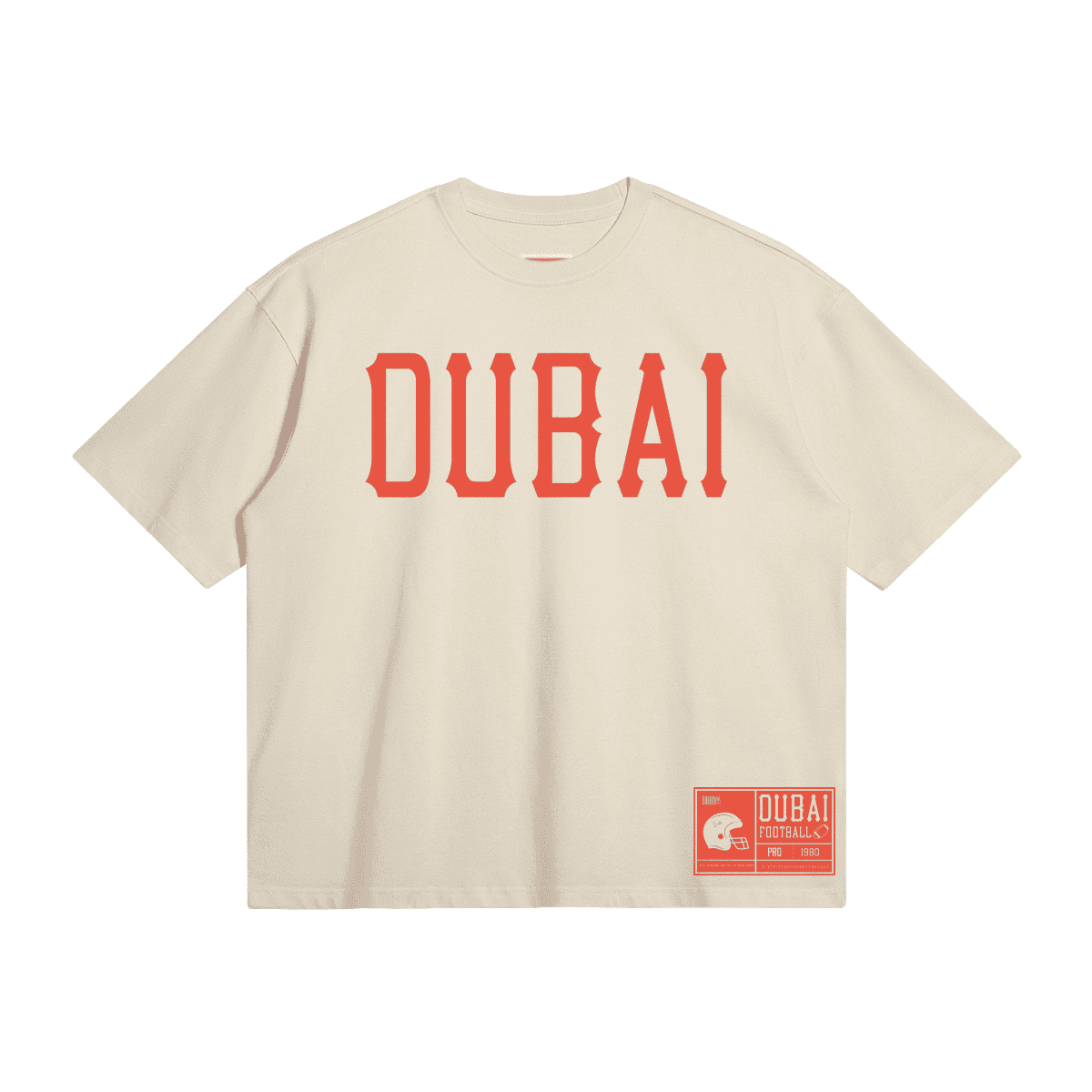 Dubai Retro Football Premium Quality Boxy Tee