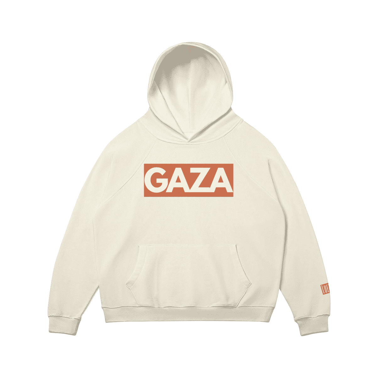 Gaza Raglan Oversized Pullover Hoodie