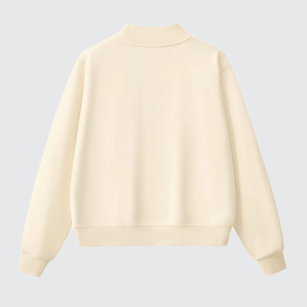 MAKE HUMANITY CARE AGAIN Unisex Heavyweight Fleece Mock Neck Oversized Sweatshirt