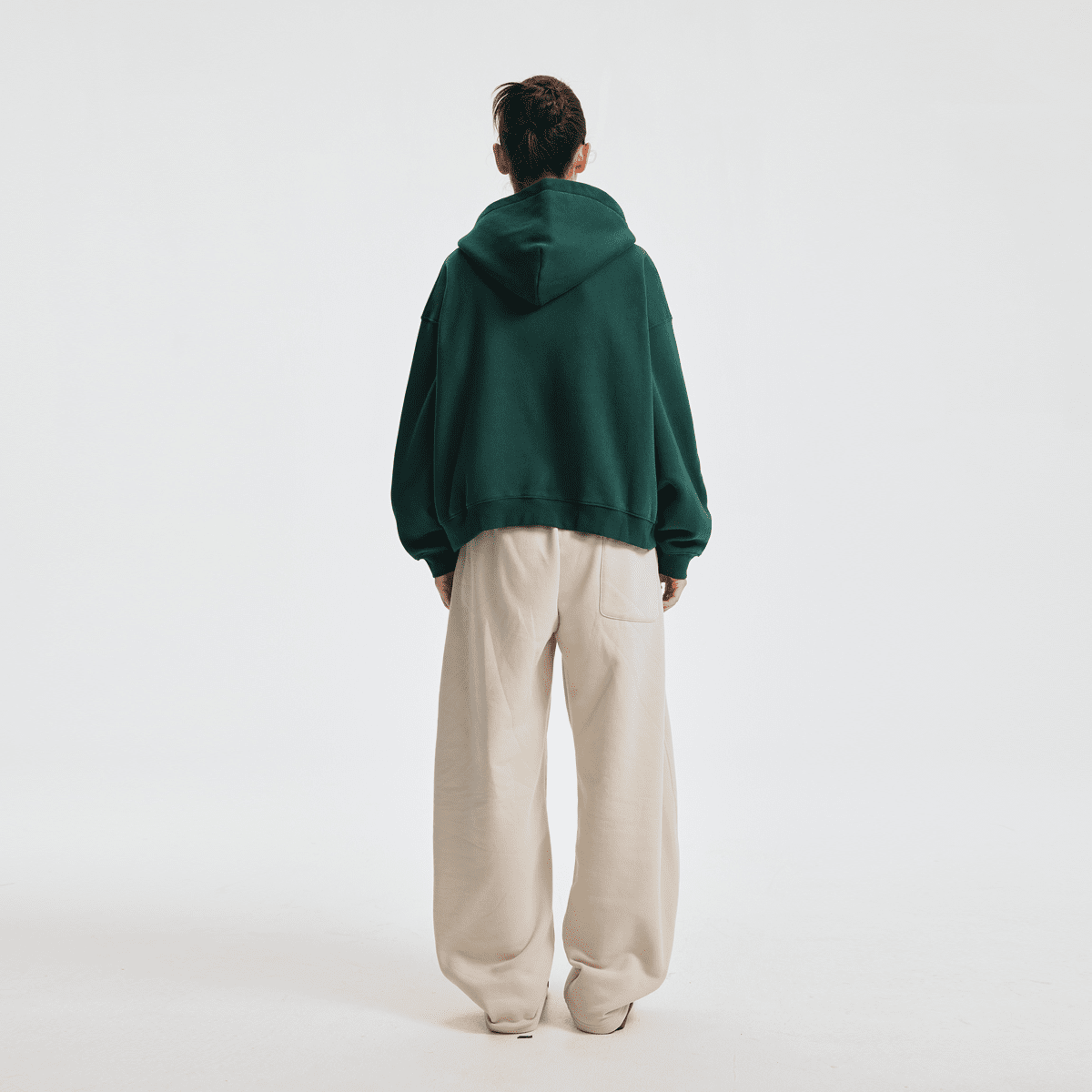 Palestine Resistance Unisex Boxy Cropped Fleece Zip-up Hoodie