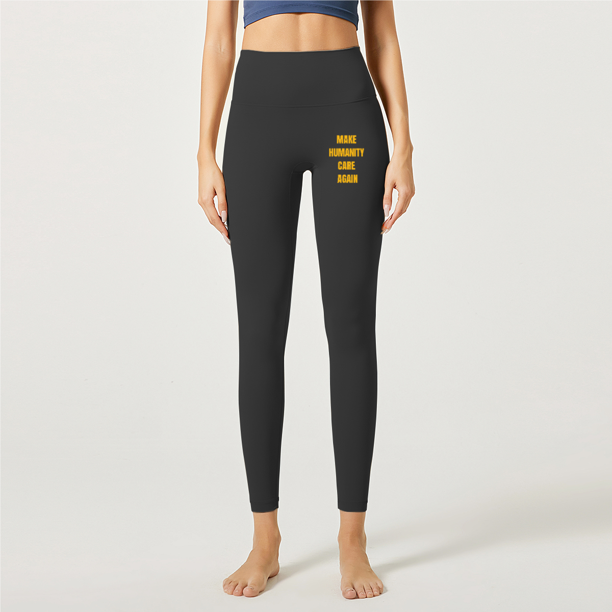 Luetti 1980 "Make Humanity Care Again" Lulu Yoga Pants