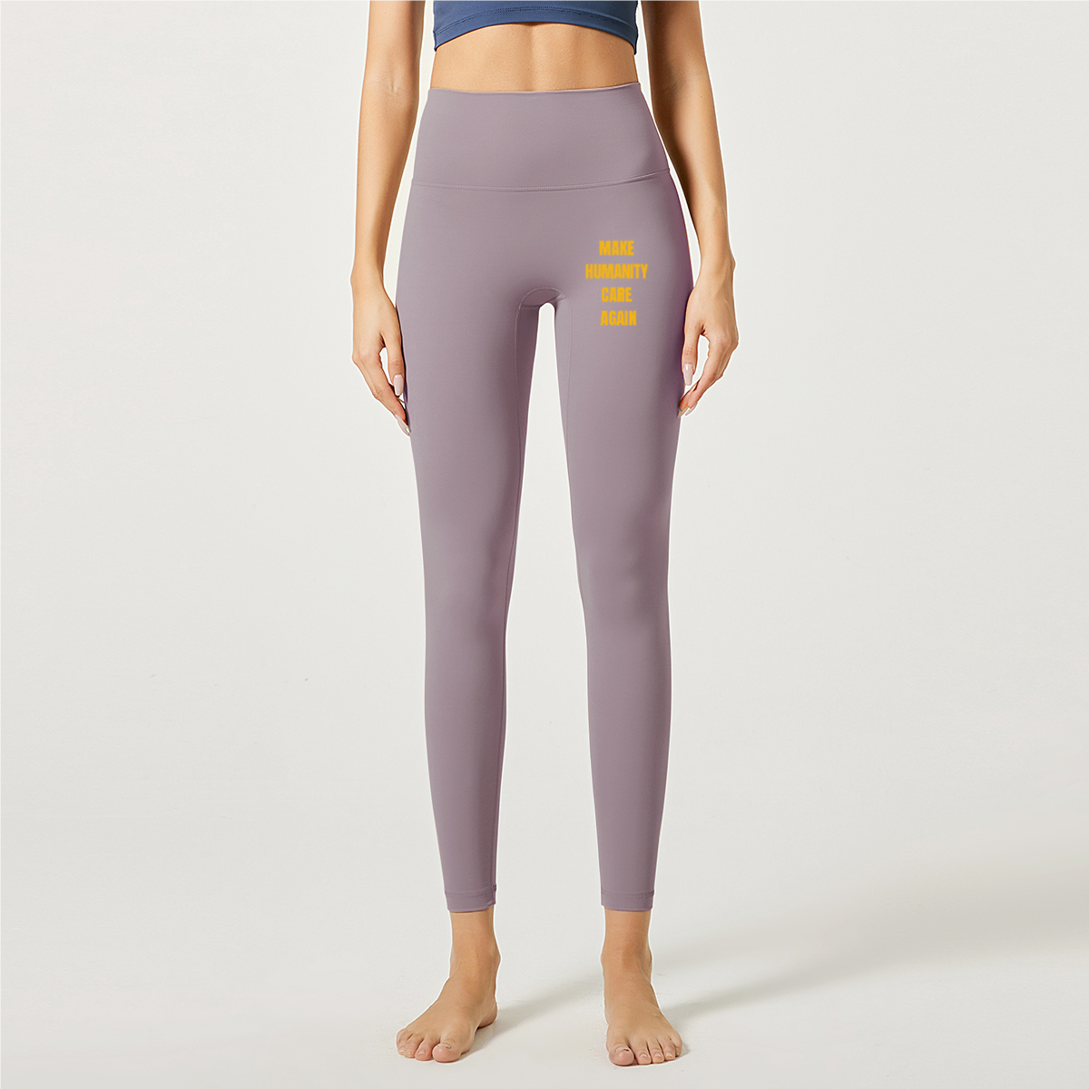 Luetti 1980 "Make Humanity Care Again" Lulu Yoga Pants