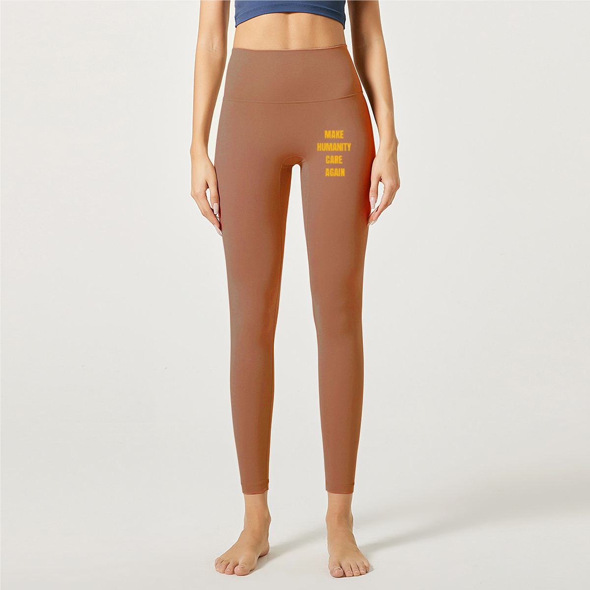 Luetti 1980 "Make Humanity Care Again" Lulu Yoga Pants