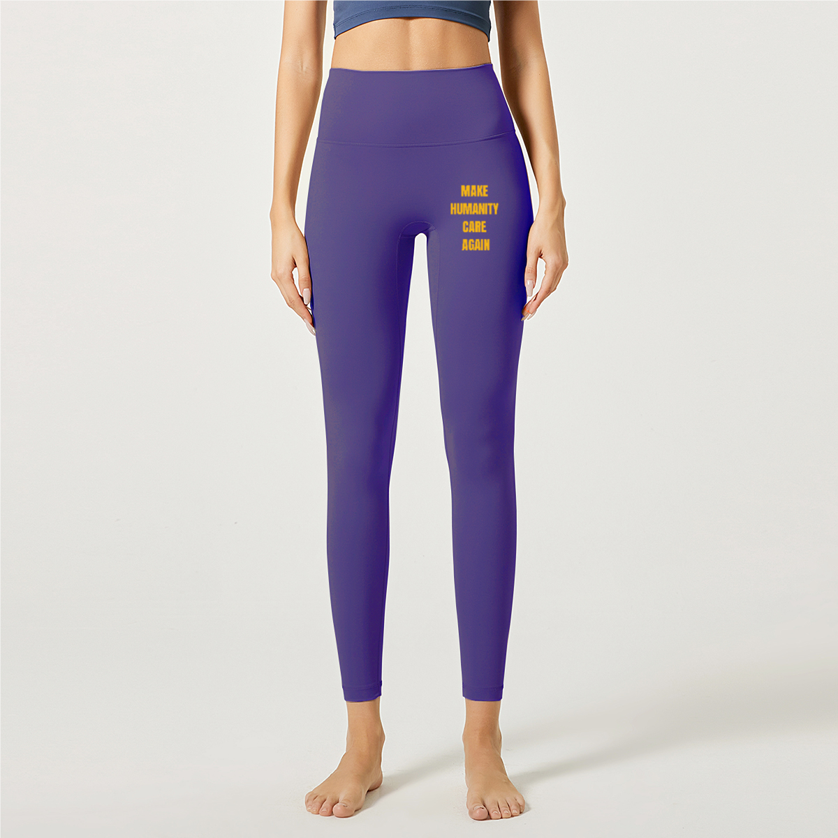 Luetti 1980 "Make Humanity Care Again" Lulu Yoga Pants