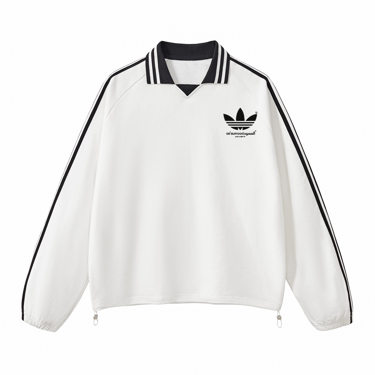 As'sumood Gaza Originals Unisex Contrast Collar Sweatshirt