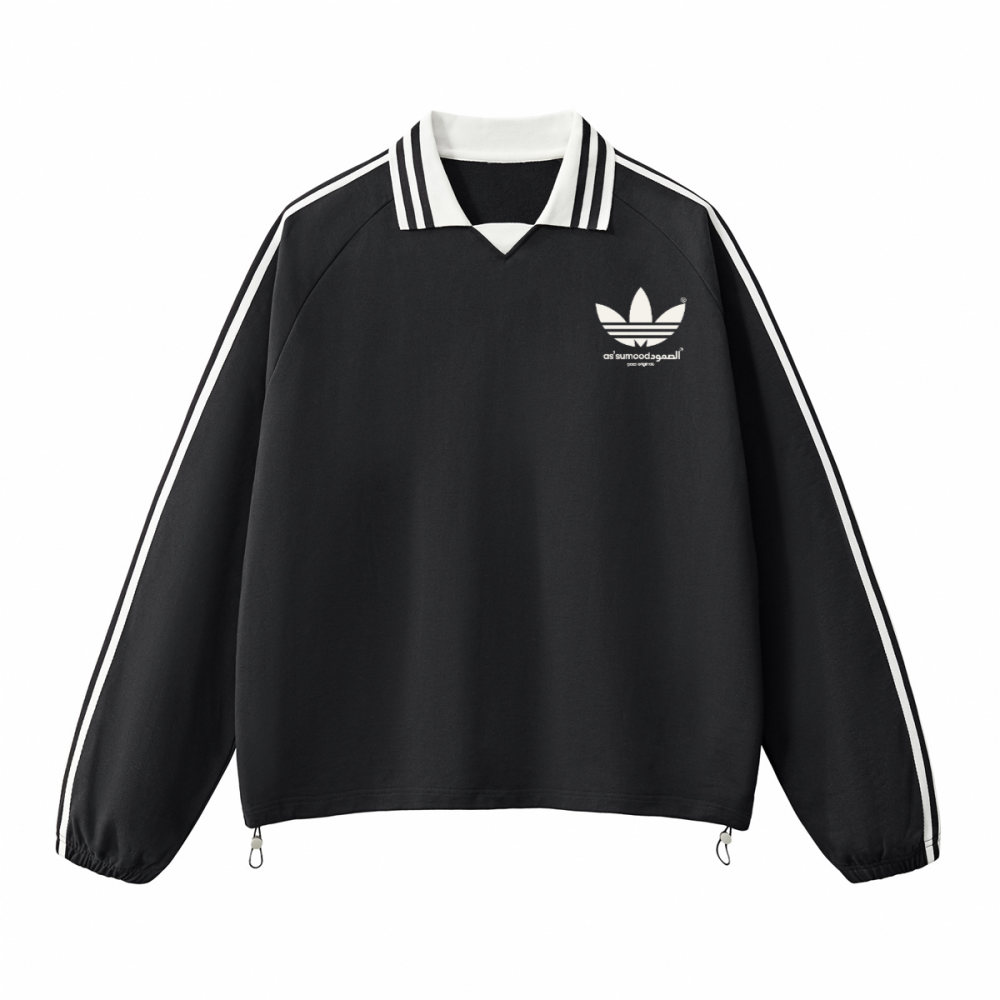 As'sumood Gaza Originals Unisex Contrast Collar Sweatshirt