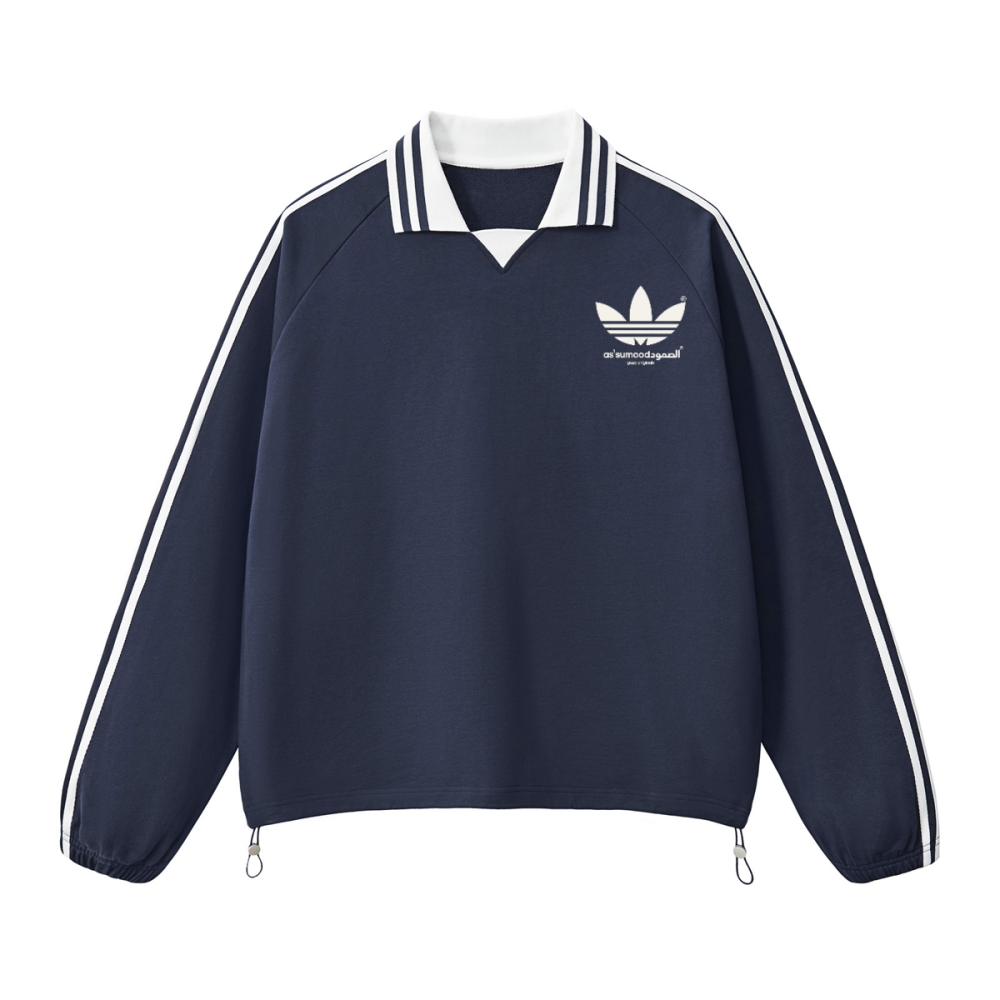 As'sumood Gaza Originals Unisex Contrast Collar Sweatshirt