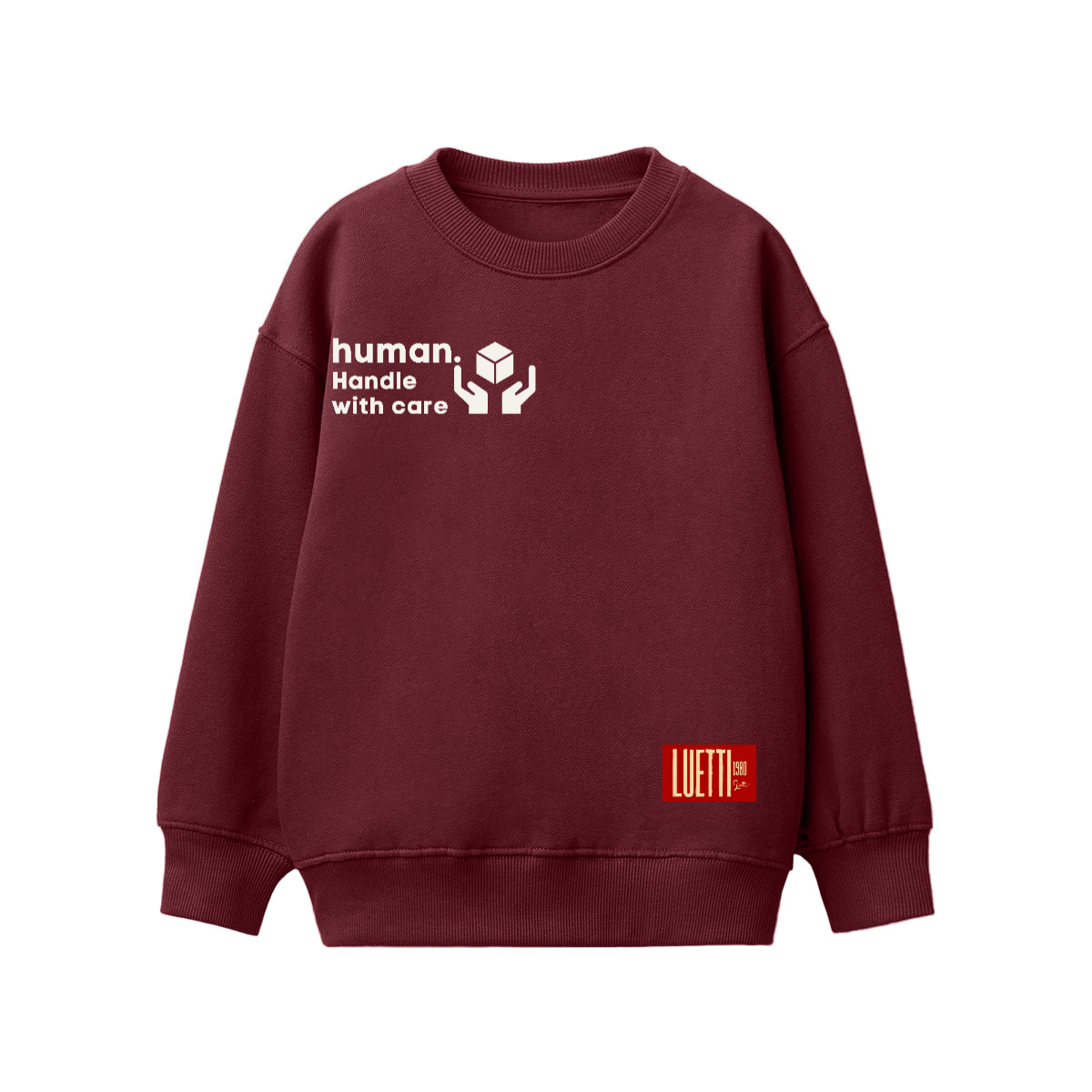 Kids  "Human. Handle With Care" Unisex Sweatshirt