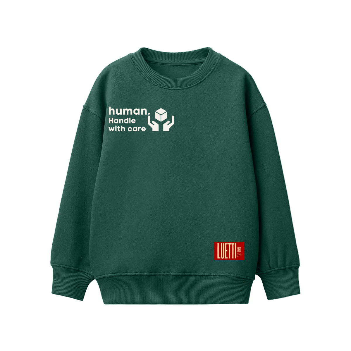Kids  "Human. Handle With Care" Unisex Sweatshirt