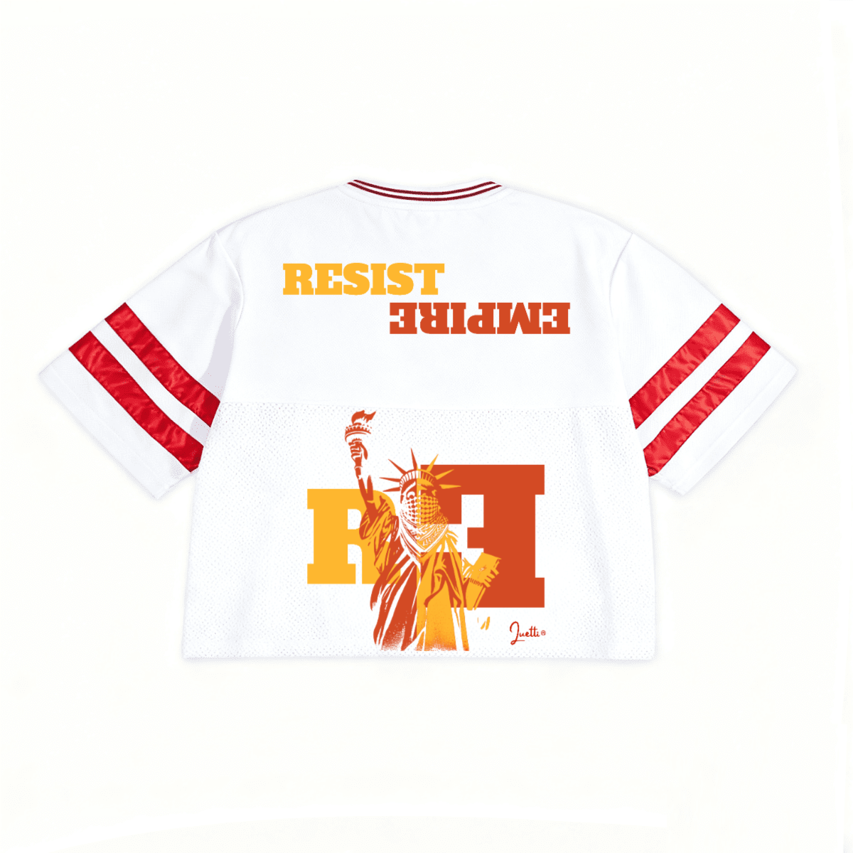 Resist Empire Unisex Oversized Cropped Mesh Jersey