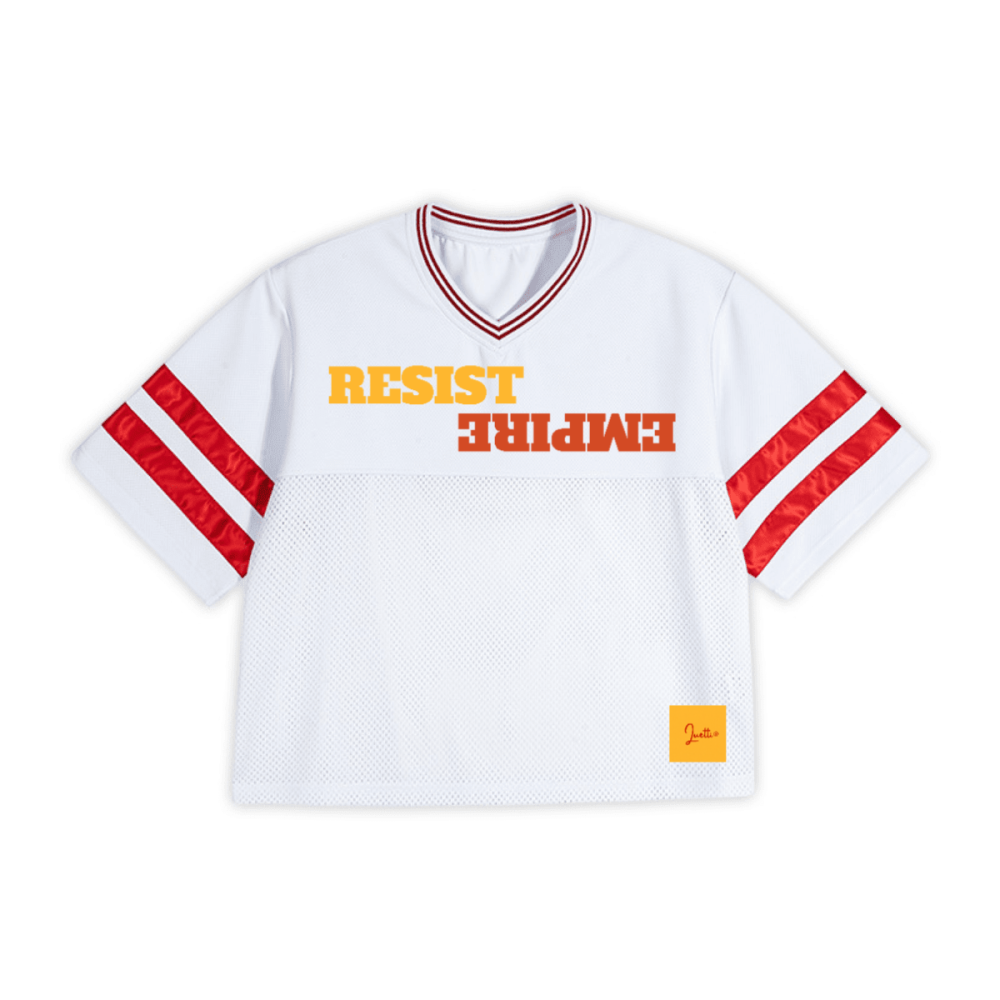 Resist Empire Unisex Oversized Cropped Mesh Jersey