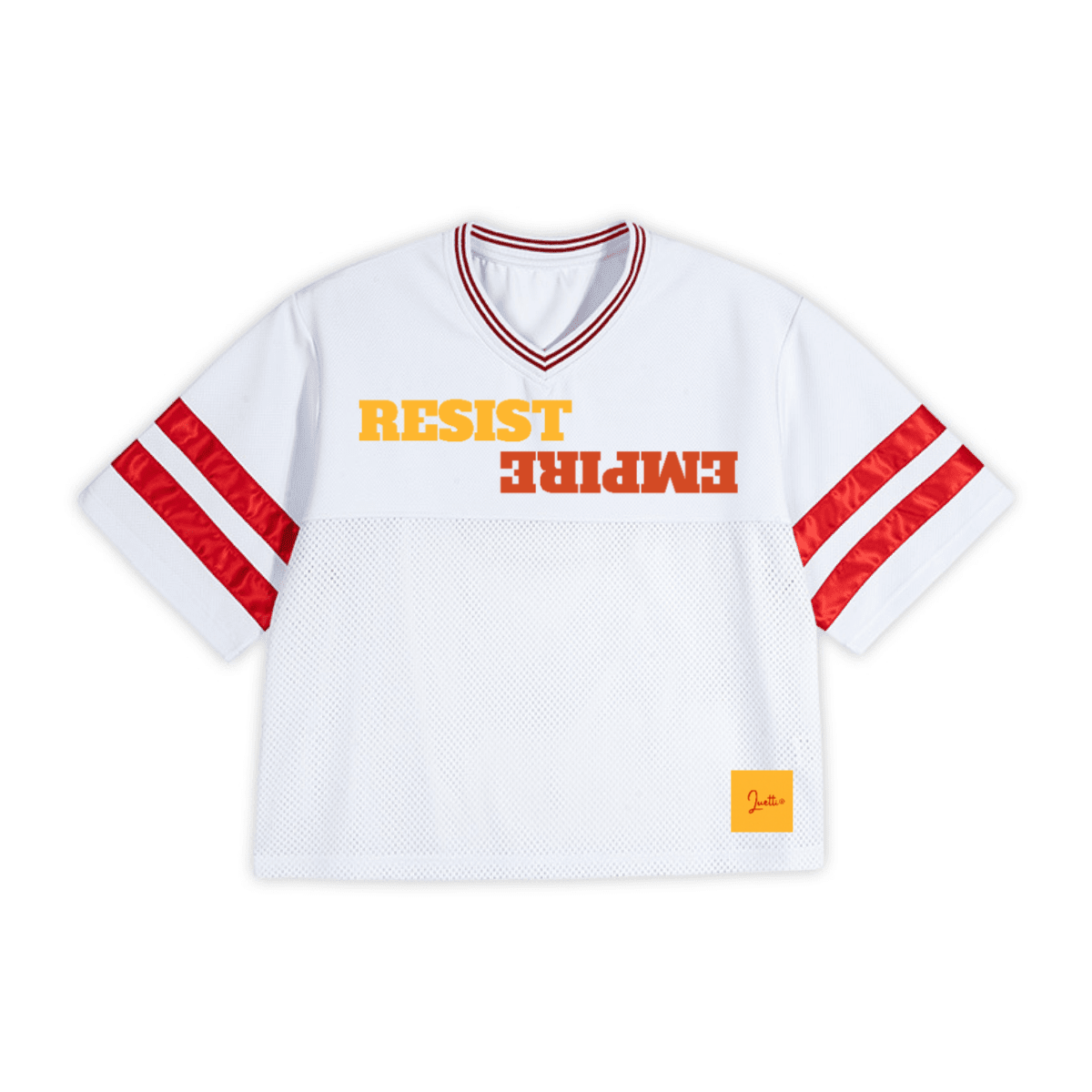 Resist Empire Unisex Oversized Cropped Mesh Jersey