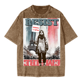 Resist Empire - France Edition Snow Washed Oversized T-shirt