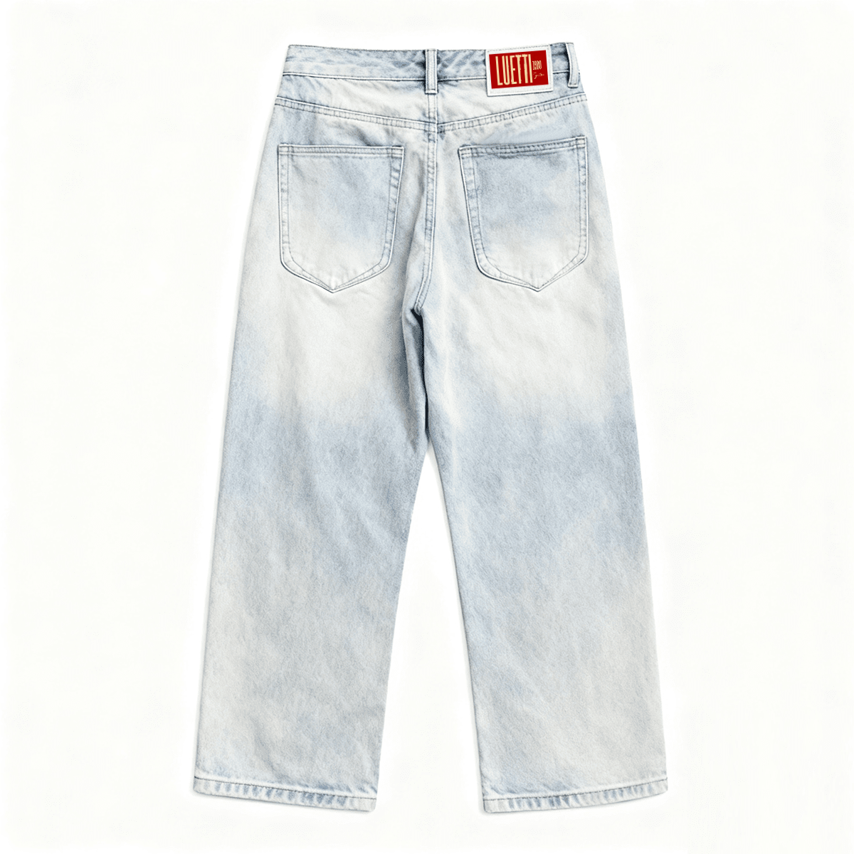 "We Are All Immigrants" Relaxed Wide-Leg Jeans