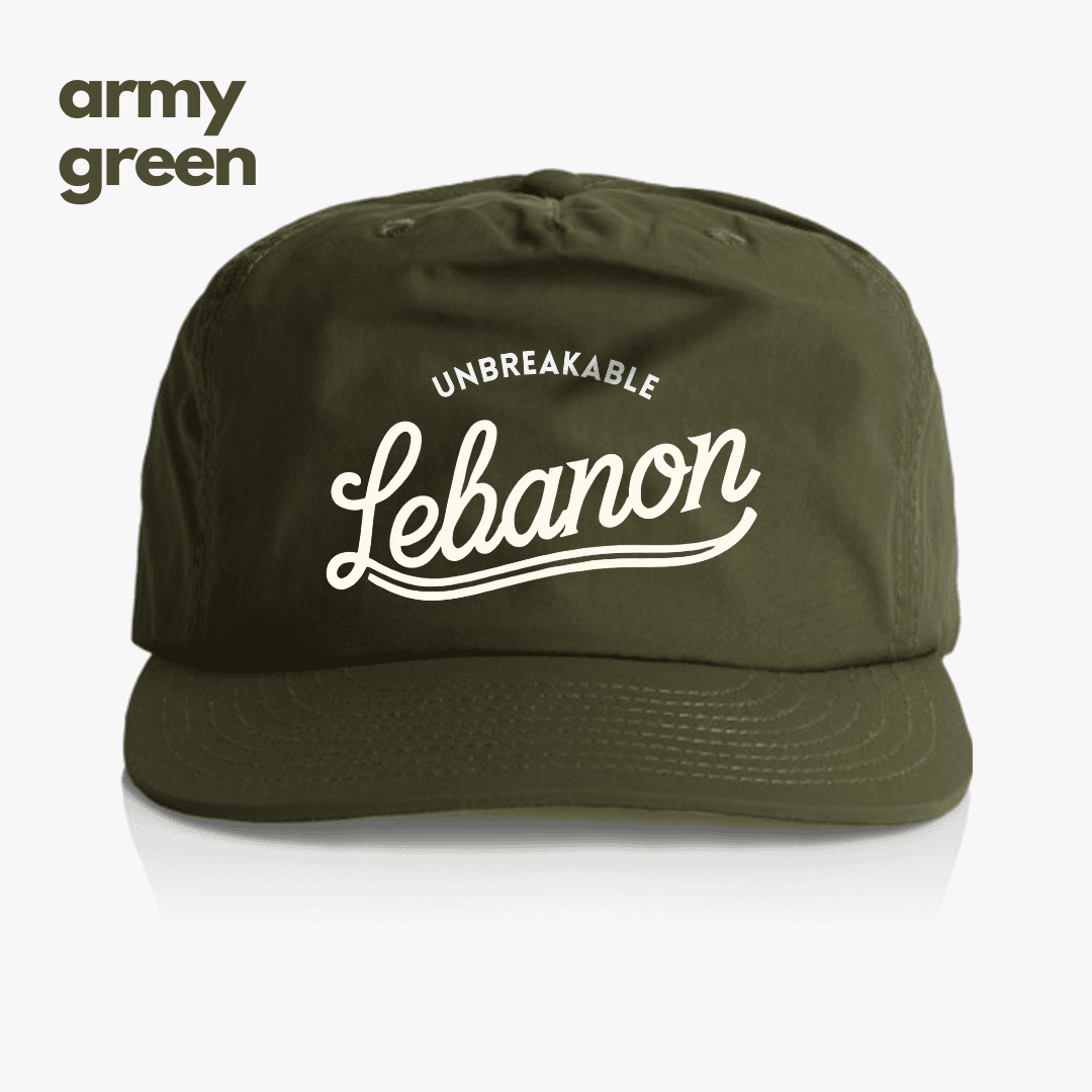 Unbreakable Lebanon Retro 80's Surf Cap