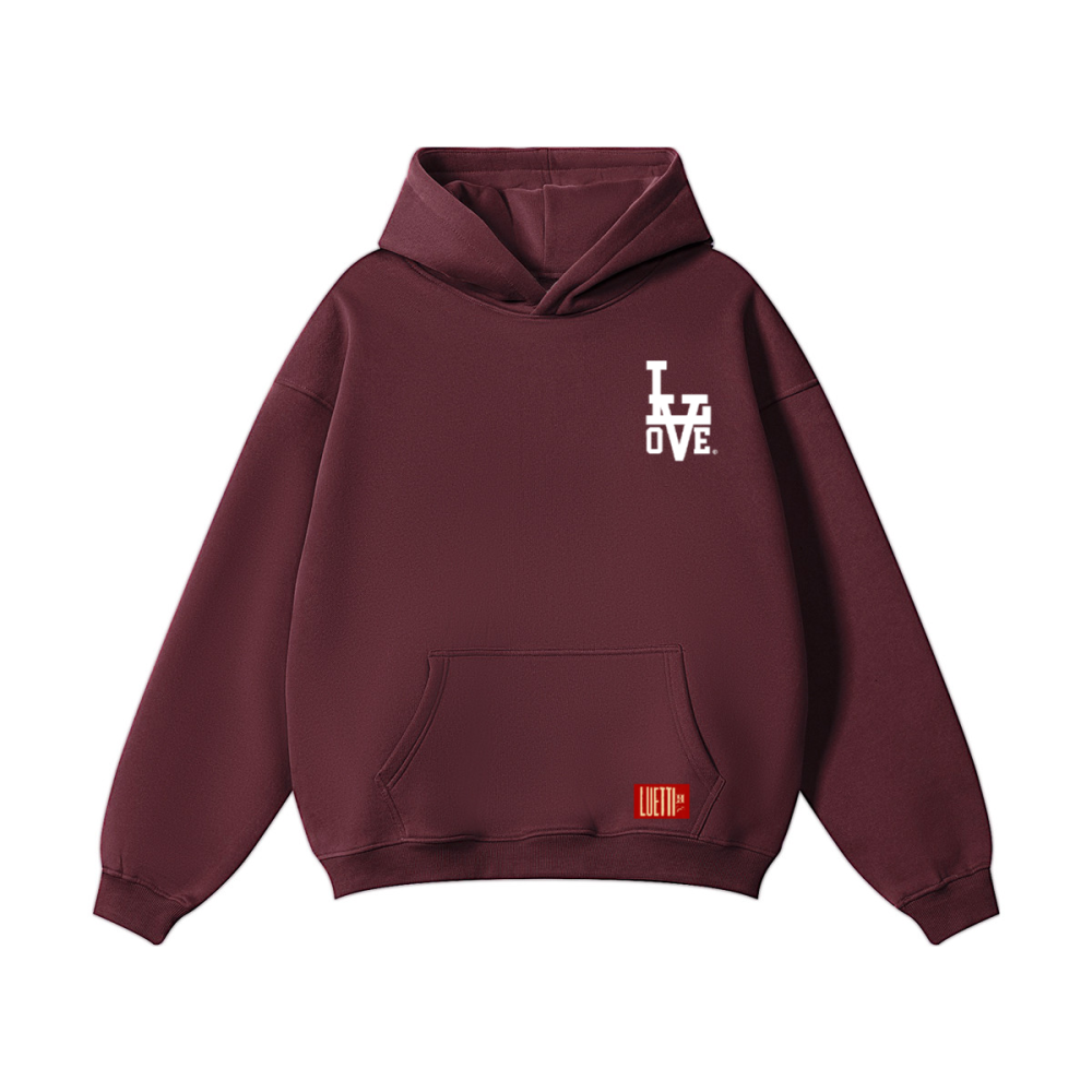 LA LOVE Unisex Pullover 100% Cotton Hoodie