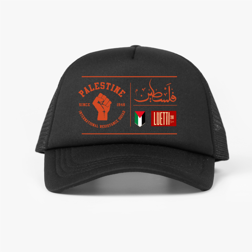 Palestine Solidarity Foam Trucker Hat with Mesh Panels