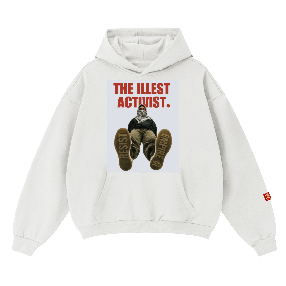 MF DOOM Inspired "THE ILLEST ACTIVIST" Unisex Boxy Fit Hoodie