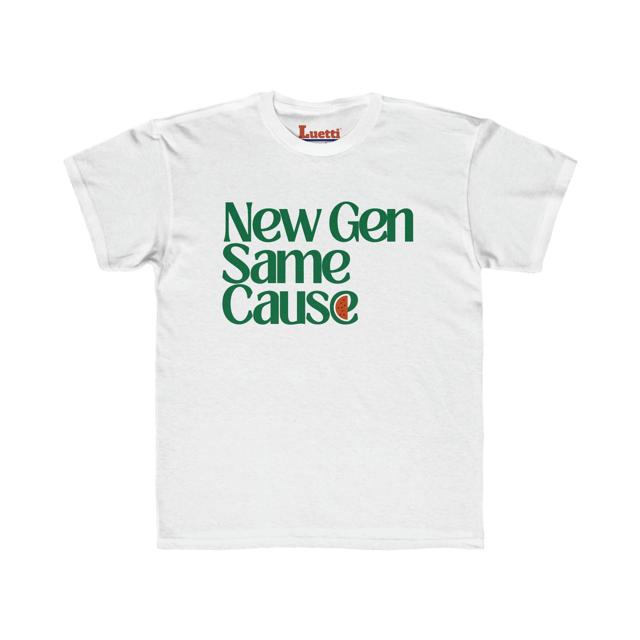 "New Gen Same Cause" Kids Regular Fit Tee