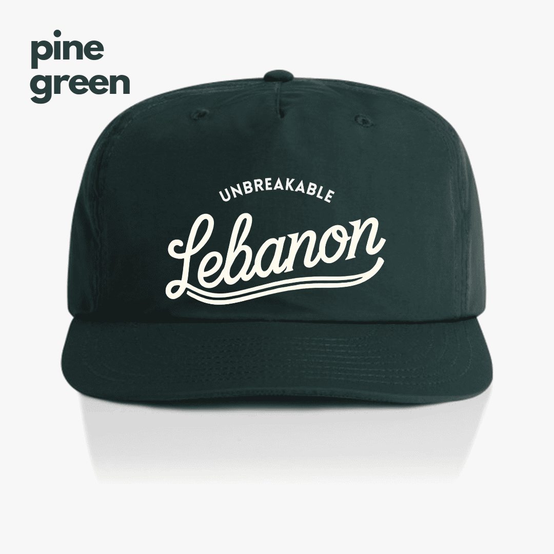 Unbreakable Lebanon Retro 80's Surf Cap