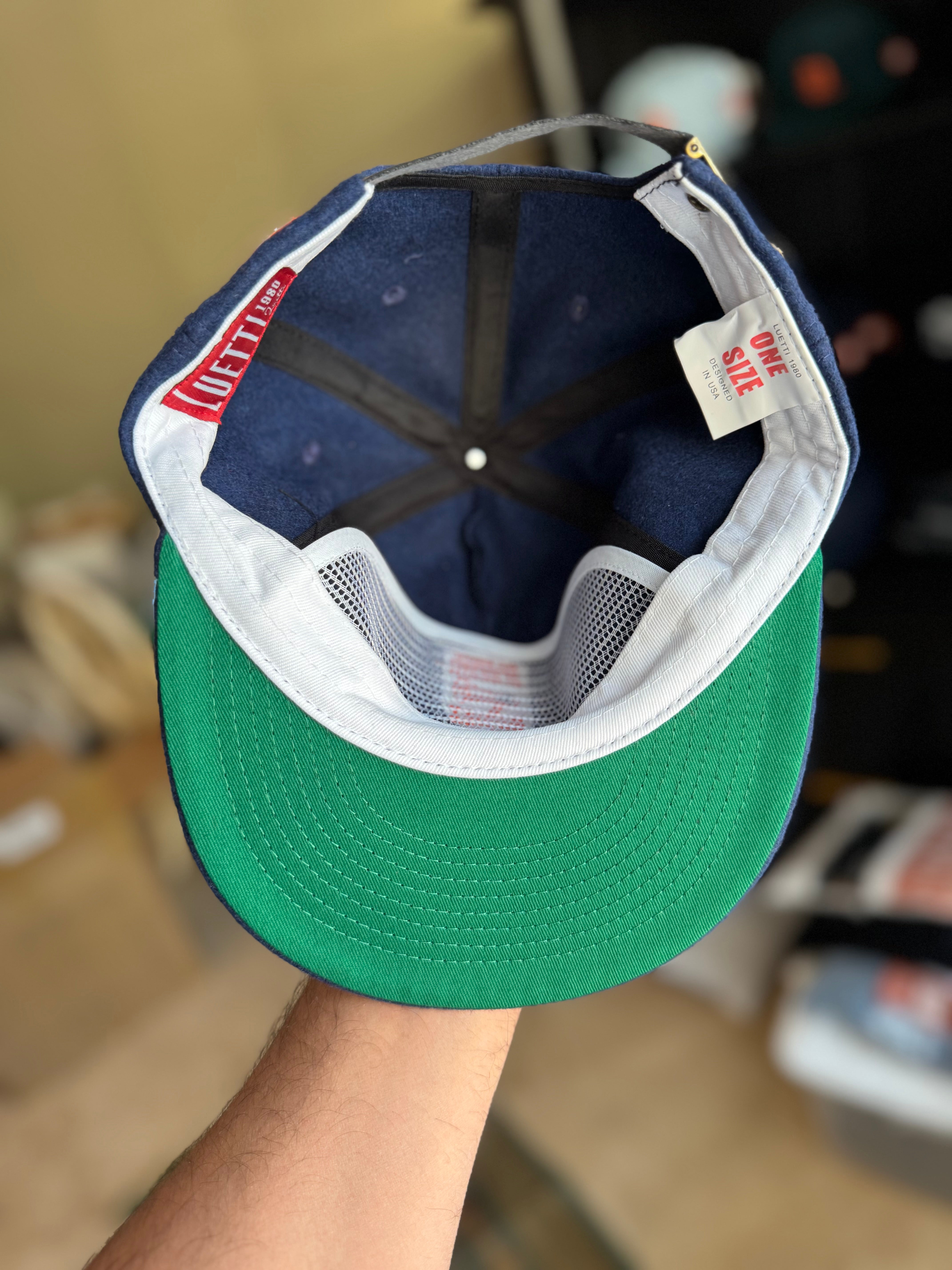 RESIST EMPIRE Vegan Wool 5 Panel Retro Baseball Cap