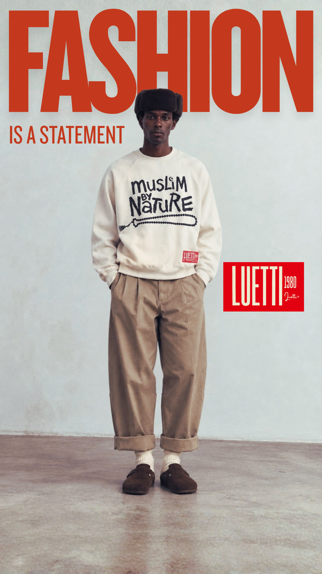Muslim By Nature Raglan Oversized Sweatshirt