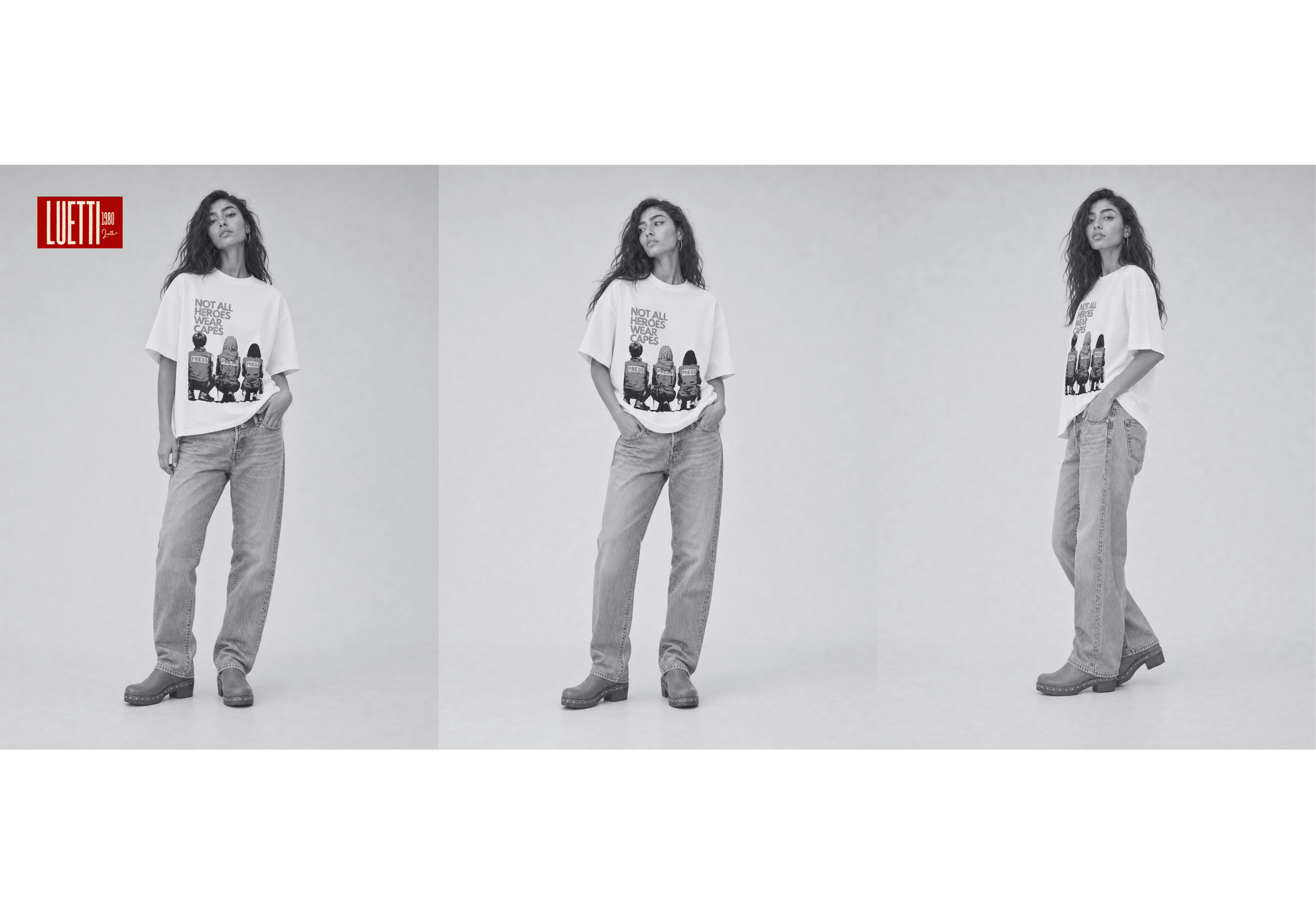Press Heroes Loose Fit Tee