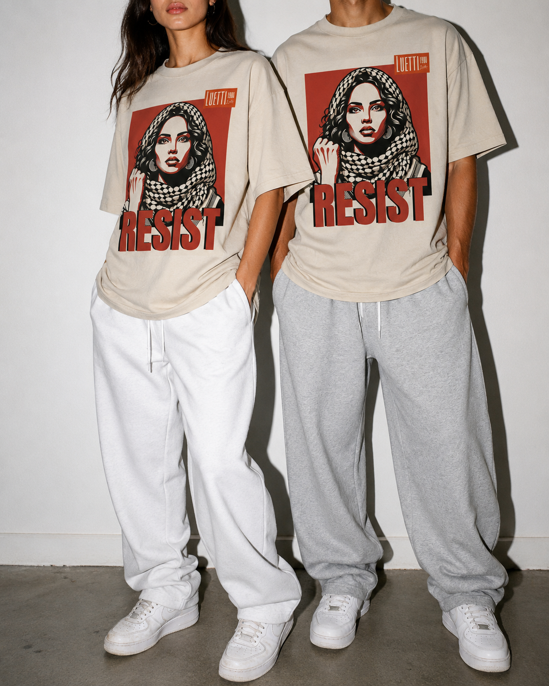 "RESIST" REGULAR FIT TEE
