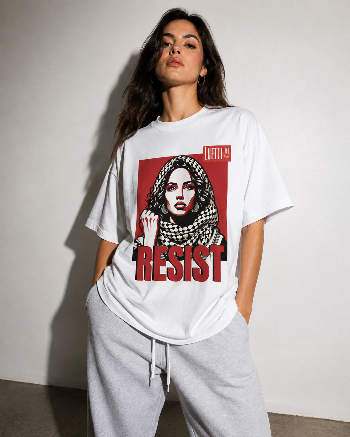 "RESIST" REGULAR FIT TEE
