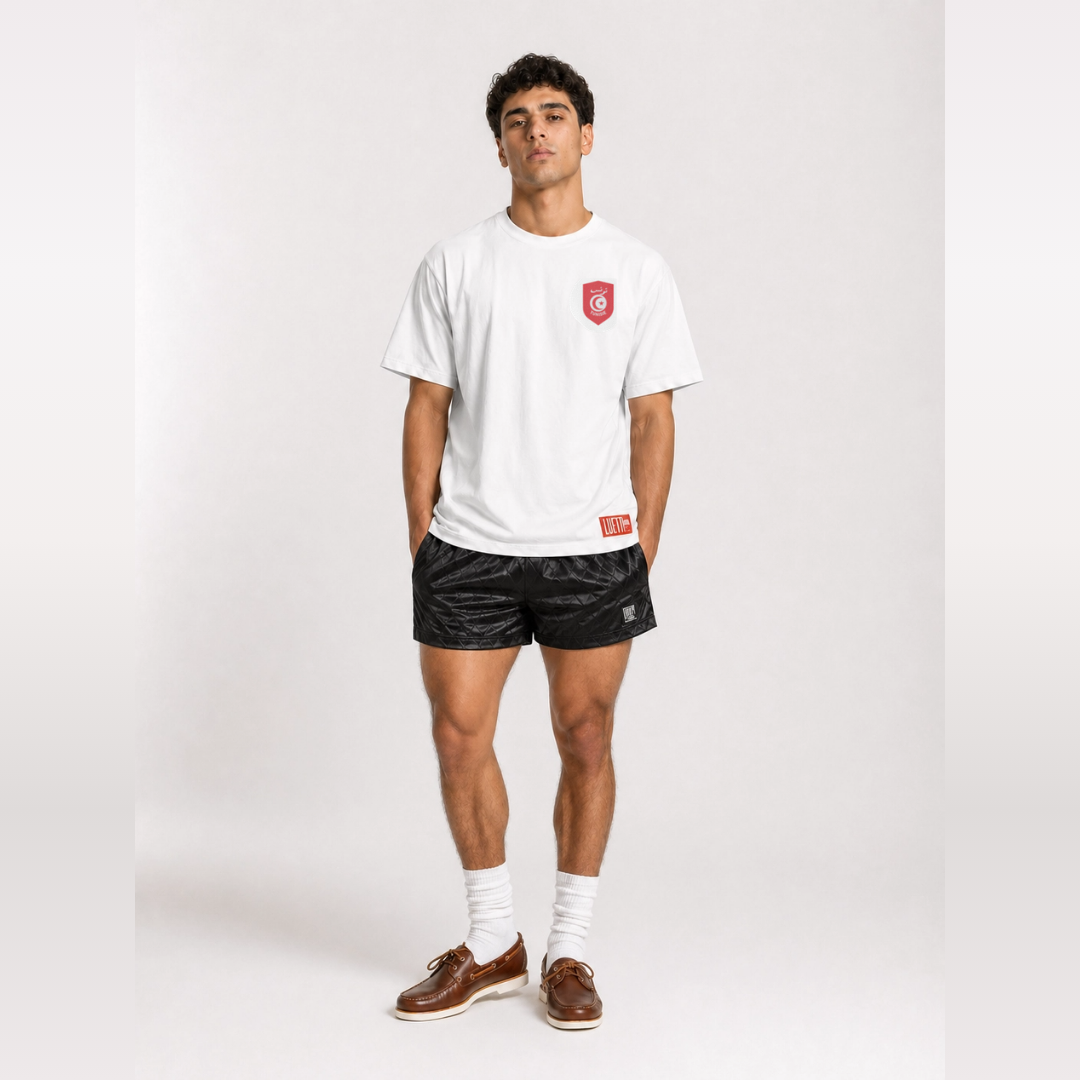 Vintage Tunisia 1970's Soccer National Team Logo Loose Tee